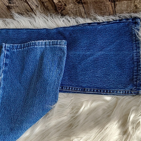 Jordache vintage 90s boot cut  high waist jeans women's size 7/8 Blue - Picture 6 of 14